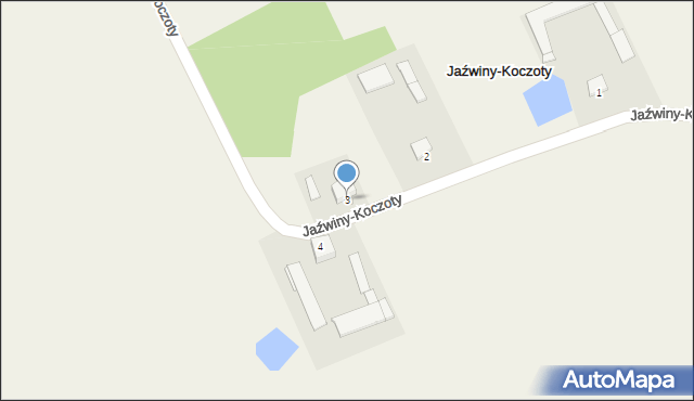 Jaźwiny-Koczoty, Jaźwiny-Koczoty, 3, mapa Jaźwiny-Koczoty