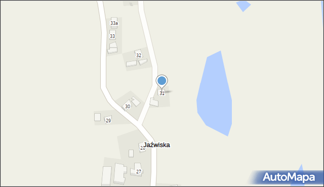 Jaźwiska, Jaźwiska, 31, mapa Jaźwiska