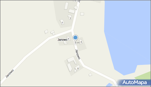 Jędrychowo, Janowo, 7, mapa Jędrychowo