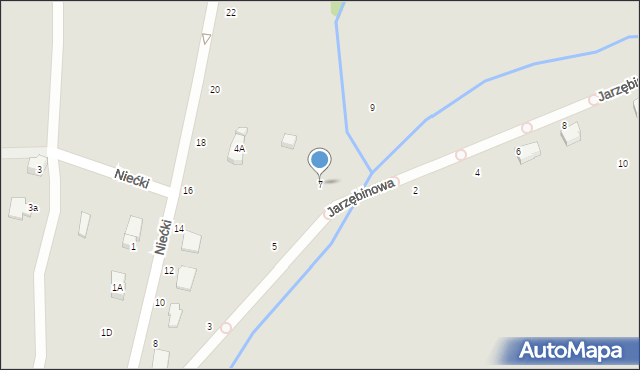 Jelenia Góra, Jarzębinowa, 7, mapa Jelenia Góra