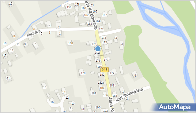Jeleśnia, Jana Kazimierza, 174, mapa Jeleśnia