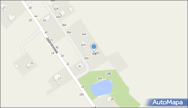 Juchnowiec Kościelny, Jaśminowa, 30B, mapa Juchnowiec Kościelny