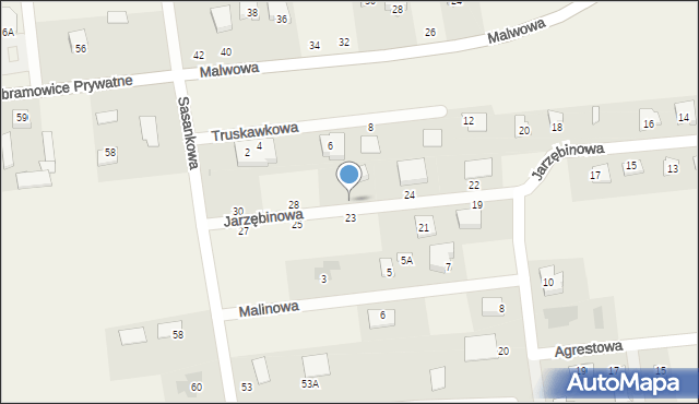 Kalinówka, Jarzębinowa, 26, mapa Kalinówka