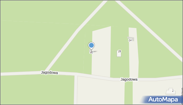 Kamieńczyk, Jagodowa, 40, mapa Kamieńczyk