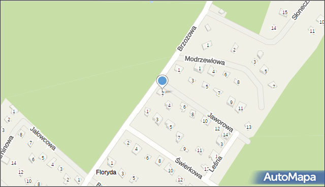 Kamińsko, Jaworowa, 2, mapa Kamińsko