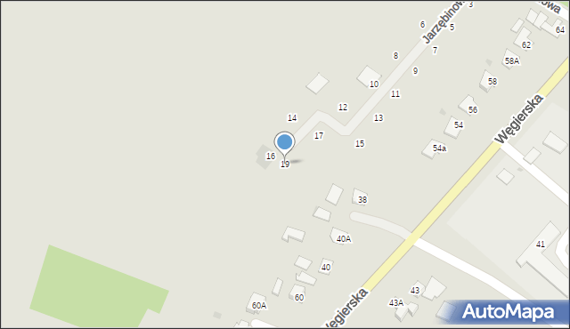 Kańczuga, Jarzębinowa, 19, mapa Kańczuga