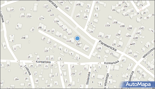 Katowice, Japońska, 109, mapa Katowic