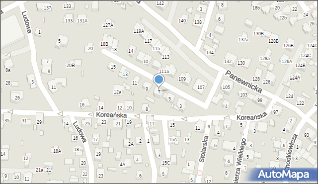 Katowice, Japońska, 7, mapa Katowic