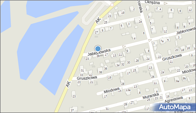 Kazimierza Wielka, Jabłonowska, 19, mapa Kazimierza Wielka