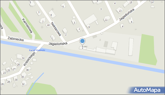 Kędzierzyn-Koźle, Jagiellońska, 2, mapa Kędzierzyna-Koźle