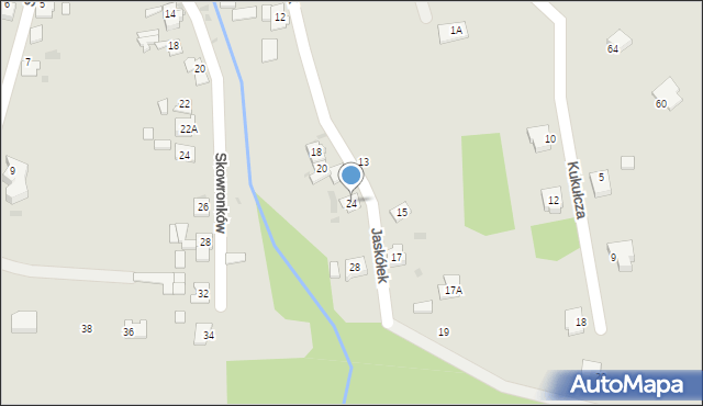 Kędzierzyn-Koźle, Jaskółek, 24, mapa Kędzierzyna-Koźle