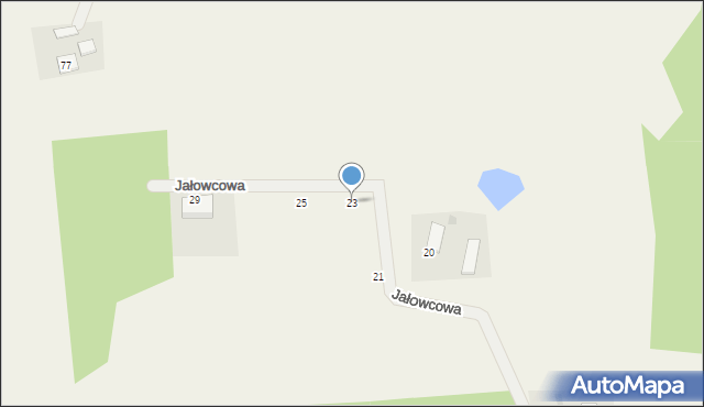 Kłosowo, Jałowcowa, 23, mapa Kłosowo