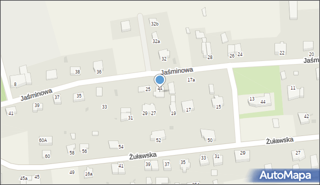 Kmiecin, Jaśminowa, 48, mapa Kmiecin