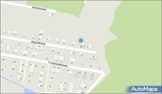 Kobyłka, Jagodowa, 25, mapa Kobyłka