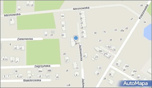 Kobyłka, Jazłowiecka, 19, mapa Kobyłka