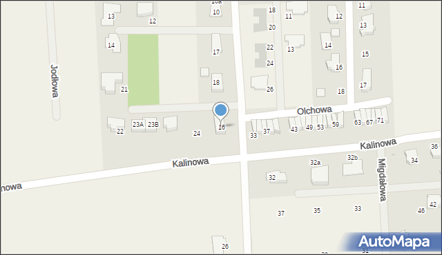 Kobylnica, Jaśminowa, 16, mapa Kobylnica