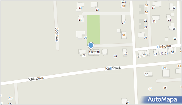 Kobylnica, Jaśminowa, 23A, mapa Kobylnica