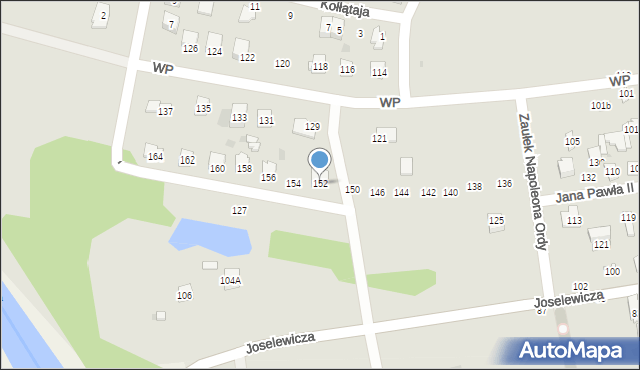 Kock, Jana Pawła II, 152, mapa Kock