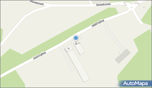 Kominy, Jastrzębia, 18, mapa Kominy