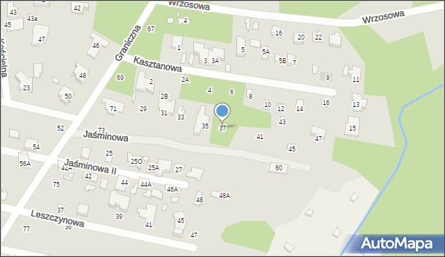 Konstancin-Jeziorna, Jaśminowa, 37, mapa Konstancin-Jeziorna