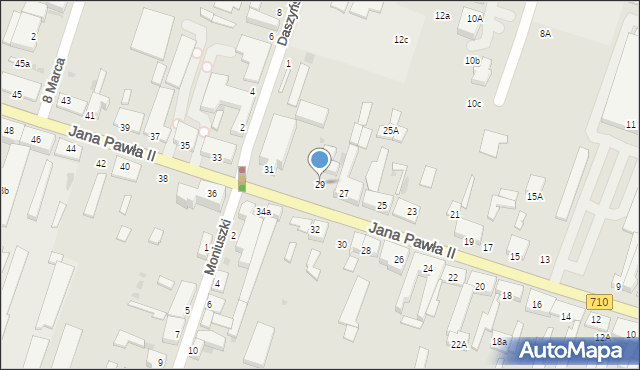 Konstantynów Łódzki, Jana Pawła II, 29, mapa Konstantynów Łódzki