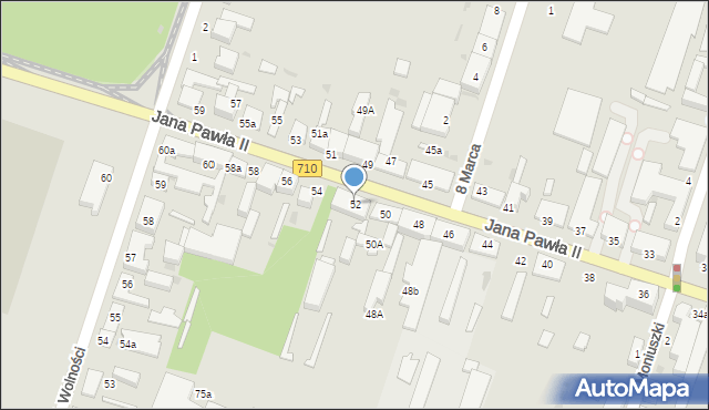 Konstantynów Łódzki, Jana Pawła II, 52, mapa Konstantynów Łódzki