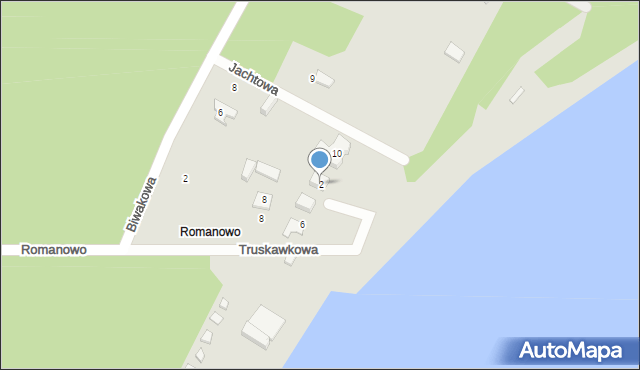 Koronowo, Jachtowa, 2, mapa Koronowo