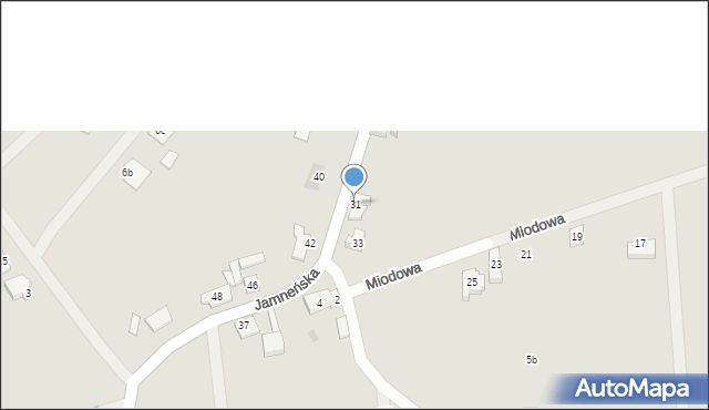 Koszalin, Jamneńska, 31, mapa Koszalina