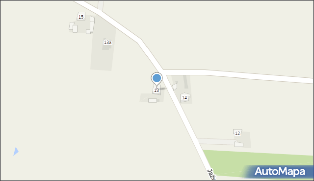 Koszary, Jaźwiny, 13, mapa Koszary