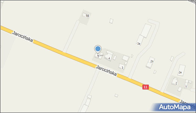 Kowalew, Jarocińska, 5, mapa Kowalew