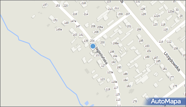 Kraśnik, Jagiellońska, 133, mapa Kraśnik