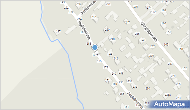 Kraśnik, Jagiellońska, 177a, mapa Kraśnik