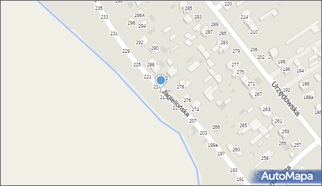 Kraśnik, Jagiellońska, 215, mapa Kraśnik