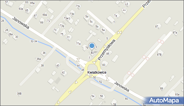 Kraśnik, Janowska, 81, mapa Kraśnik