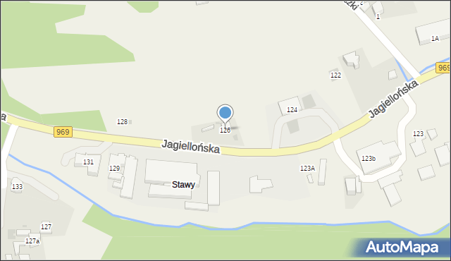 Krościenko nad Dunajcem, Jagiellońska, 126, mapa Krościenko nad Dunajcem