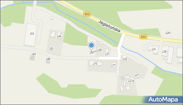 Krościenko nad Dunajcem, Jagiellońska, 141, mapa Krościenko nad Dunajcem