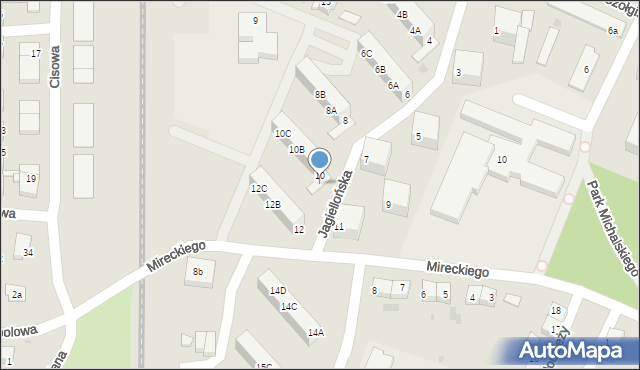 Lębork, Jagiellońska, 10d, mapa Lębork