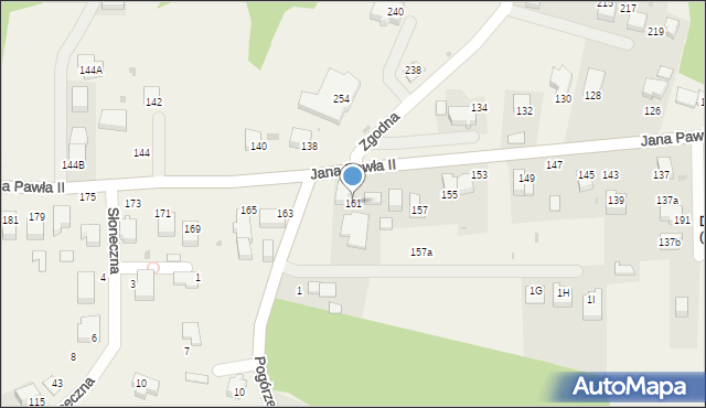 Libertów, Jana Pawła II, 161, mapa Libertów