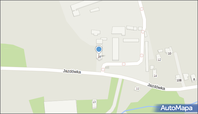 Libiąż, Jazdówka, 16, mapa Libiąż
