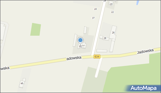Lipka, Jadowska, 61, mapa Lipka