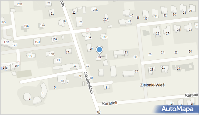 Lipków, Jakubowicza Józefa Paschalisa, 14, mapa Lipków
