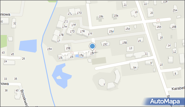 Lipków, Jakubowicza Józefa Paschalisa, 15f, mapa Lipków