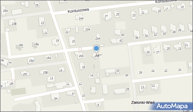 Lipków, Jakubowicza Józefa Paschalisa, 16B, mapa Lipków