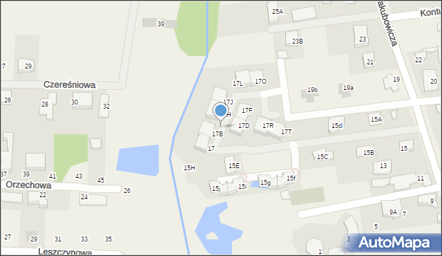 Lipków, Jakubowicza Józefa Paschalisa, 17C, mapa Lipków