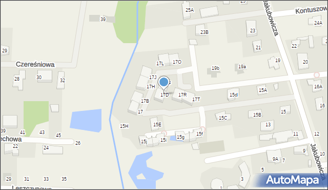 Lipków, Jakubowicza Józefa Paschalisa, 17D, mapa Lipków