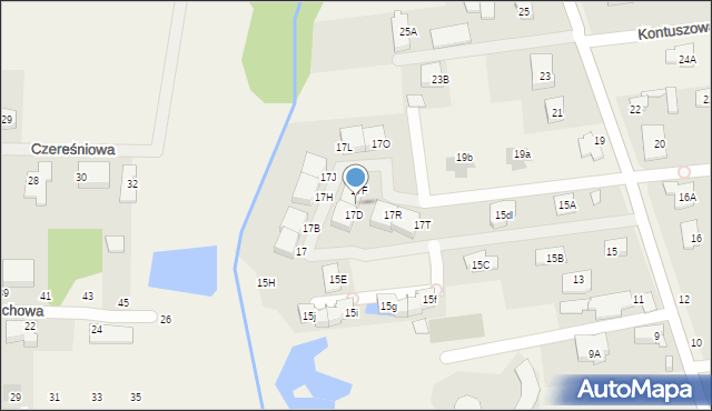 Lipków, Jakubowicza Józefa Paschalisa, 17E, mapa Lipków