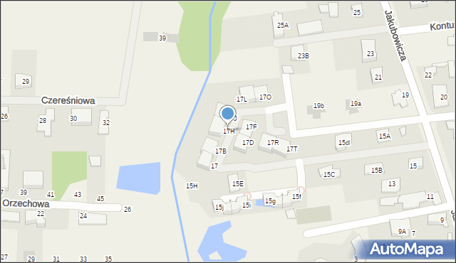 Lipków, Jakubowicza Józefa Paschalisa, 17H, mapa Lipków