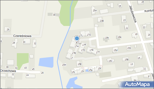 Lipków, Jakubowicza Józefa Paschalisa, 17I, mapa Lipków
