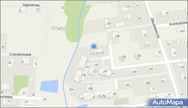 Lipków, Jakubowicza Józefa Paschalisa, 17M, mapa Lipków