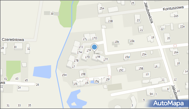 Lipków, Jakubowicza Józefa Paschalisa, 17P, mapa Lipków